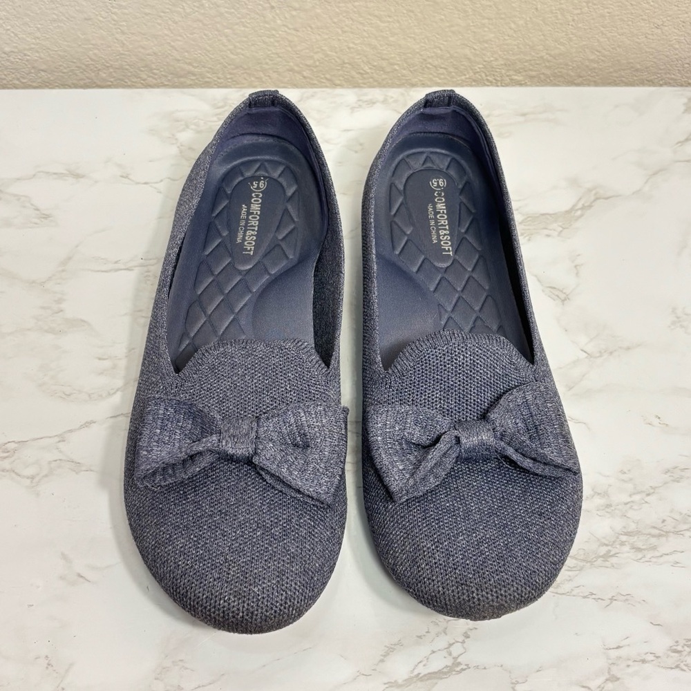 Women's Slip-On Shoes with Bow